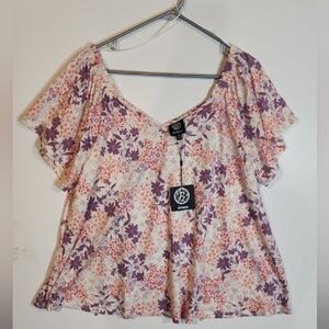 Bobeau Swing Top Short Sleeves NWT Size 1X